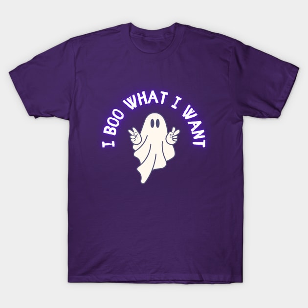 I Boo What I Want T-Shirt by EmmyJ